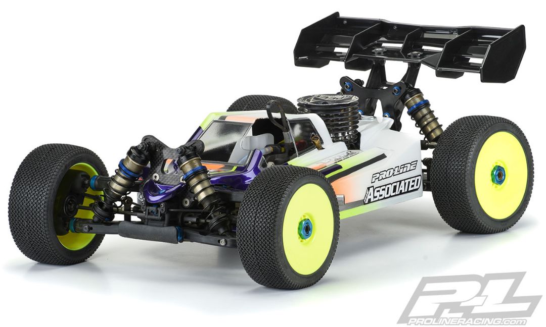 Pro-Line Axis Clear Body for AE RC8B3.2 & AE RC8B3.2e (with LCG Battery)