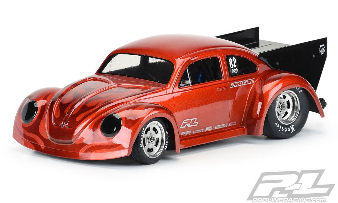 Pro-Line Volkswagen Drag Bug 1/10 Clear Body for Losi 22S No Prep Drag Car (requires trimming),Slash 2wd Drag car & AE DR10