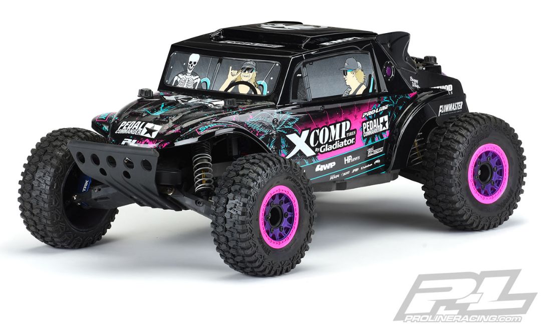 Pro-Line Megalodon Desert Buggy Blake Wilkey Edition Tough-Color (Black) Body for Slash 2wd & Slash 4x4