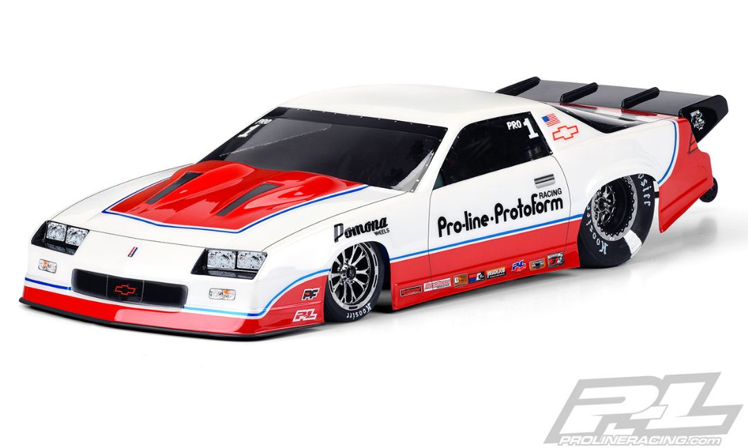 Pro-Line 1985 Chevrolet Camaro IROC-Z Clear Body Slash Drag