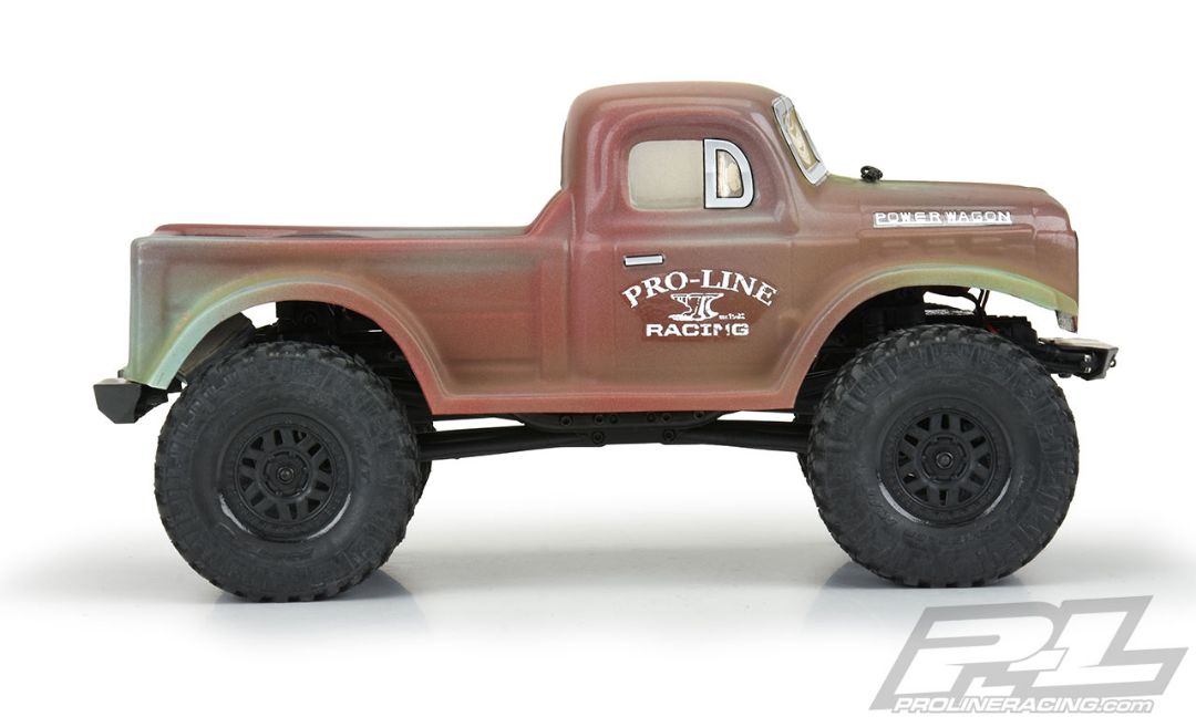 Pro-Line 1946 Dodge Power Wagon Clear Body SCX24 JLU