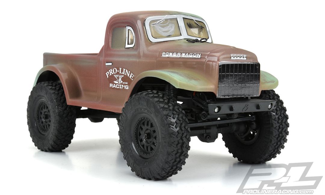 Pro-Line 1946 Dodge Power Wagon Clear Body SCX24 JLU