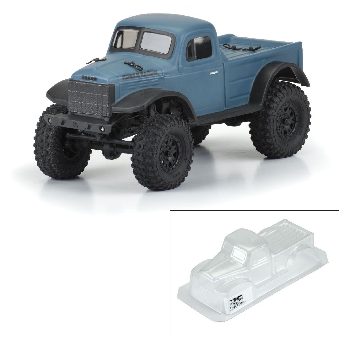 Pro-Line 1946 Dodge Power Wagon Clear Body for SCX24 JL