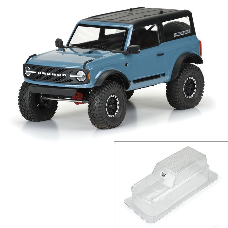 Pro-Line 2021 Ford Bronco Clear Body for 11.4" Crawlers