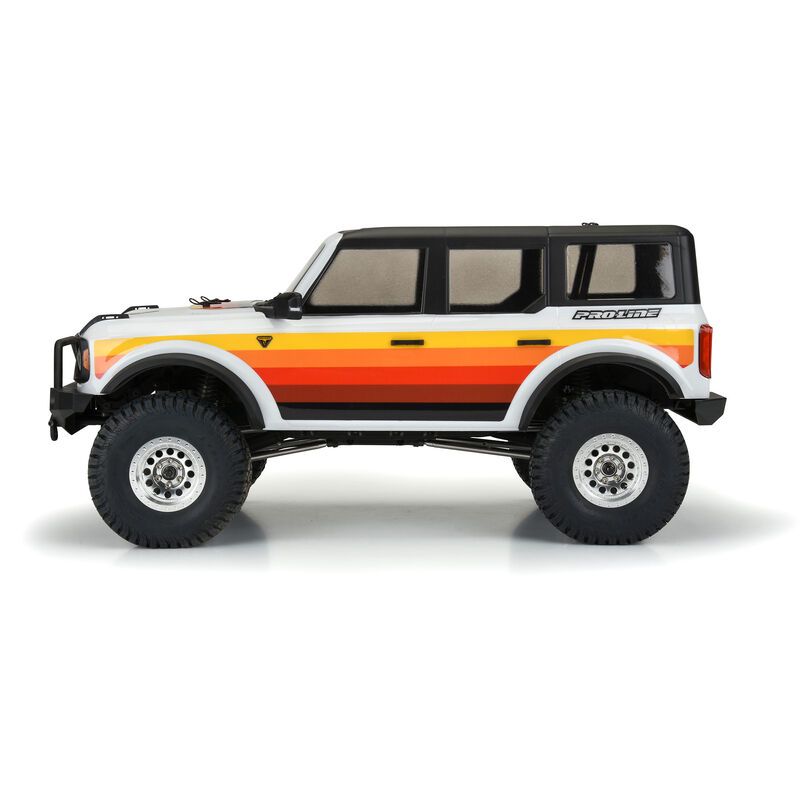 Pro-Line 2021 Ford Bronco Clear Body 12.3" Crawlers - Click Image to Close
