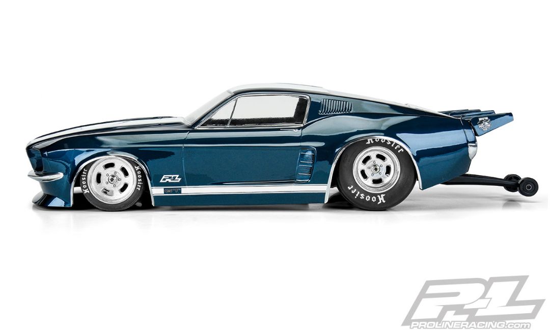 Pro-Line 1967 Ford Mustang Clear Body Losi 22S, Slash, DR10 drag - Click Image to Close