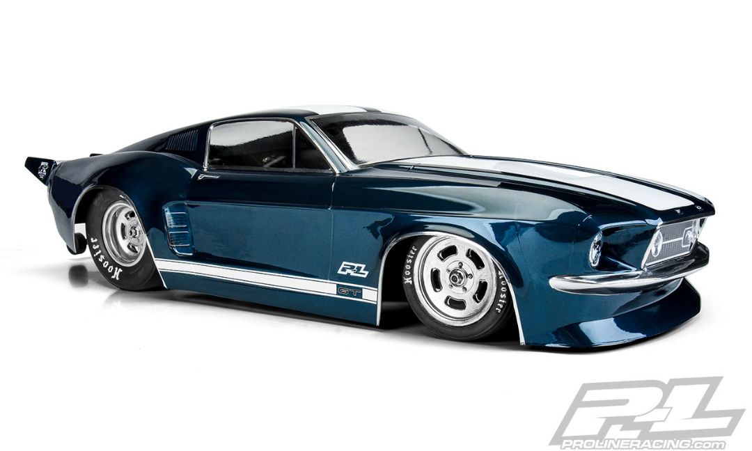 Pro-Line 1967 Ford Mustang Clear Body Losi 22S, Slash, DR10 drag