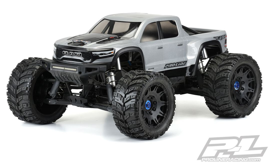 Pro-Line Pre-Cut 2021 Ram 1500 TRX Clear Body X-MAXX