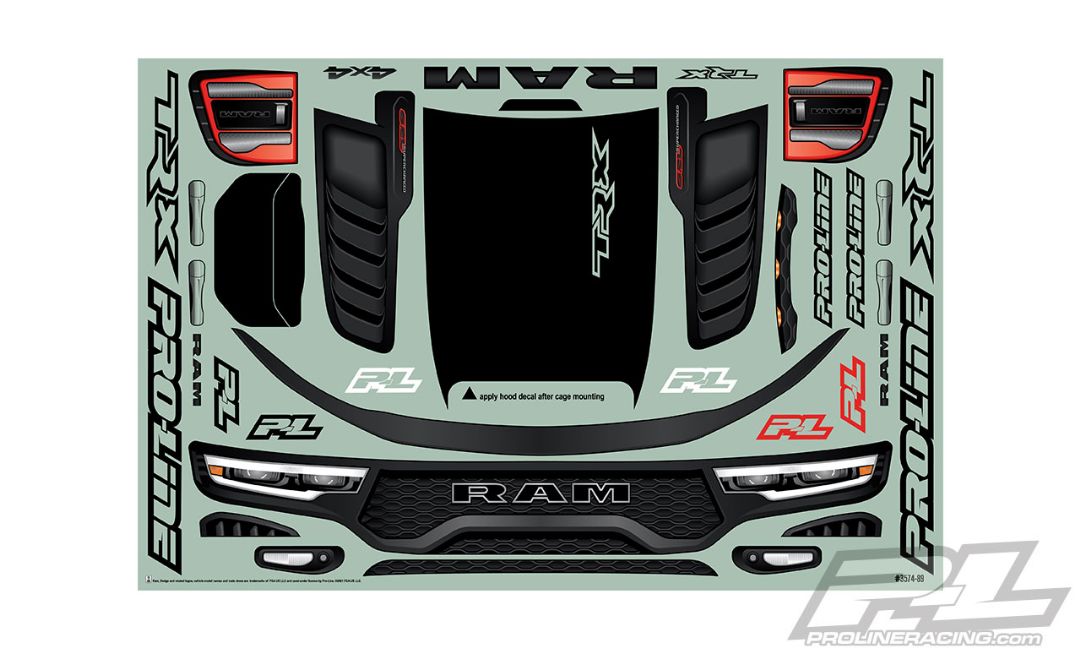 Pro-Line Pre-Cut 2021 Ram 1500 TRX Clear Body X-MAXX