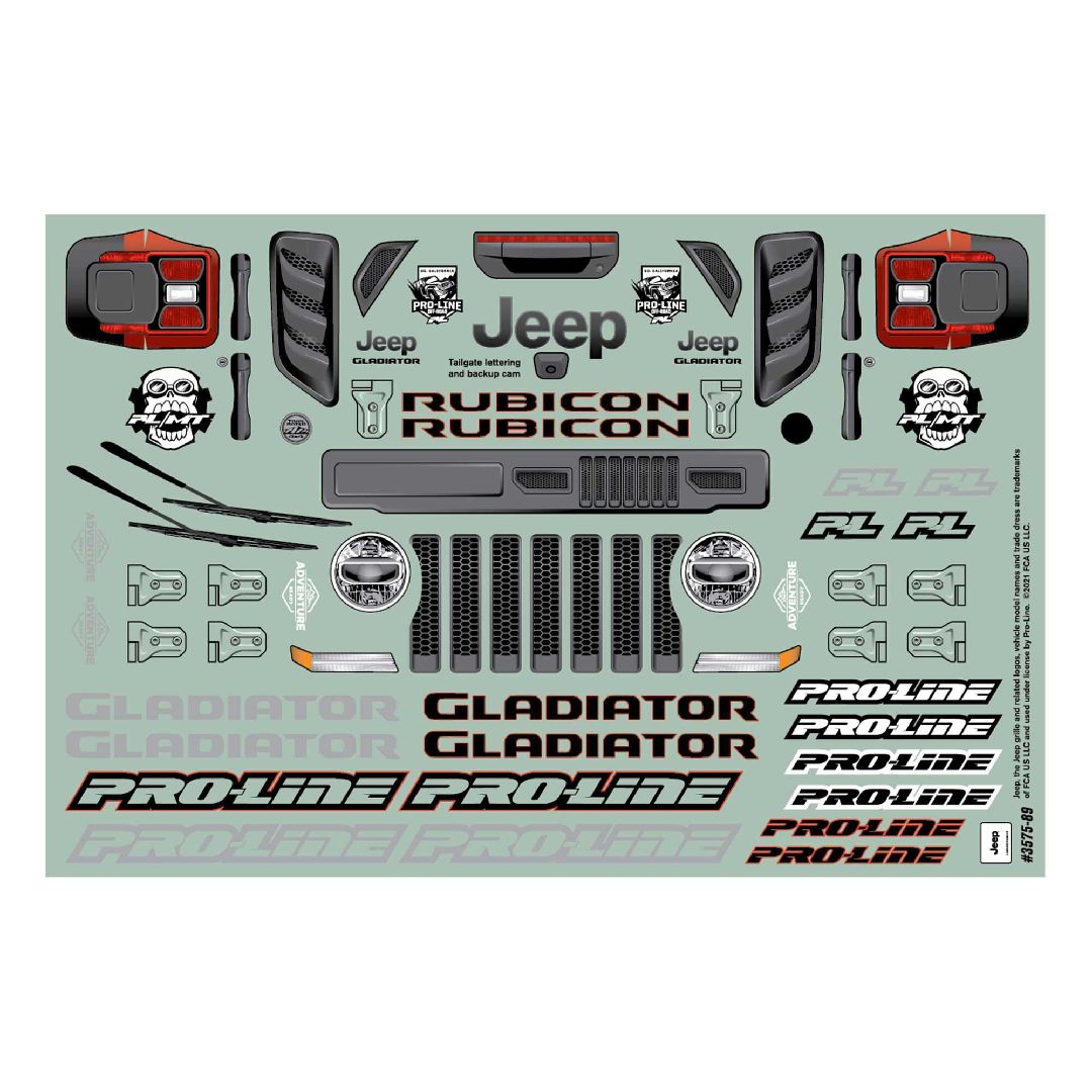 Pro-Line Jeep Gladiator Rubicon Clear Body