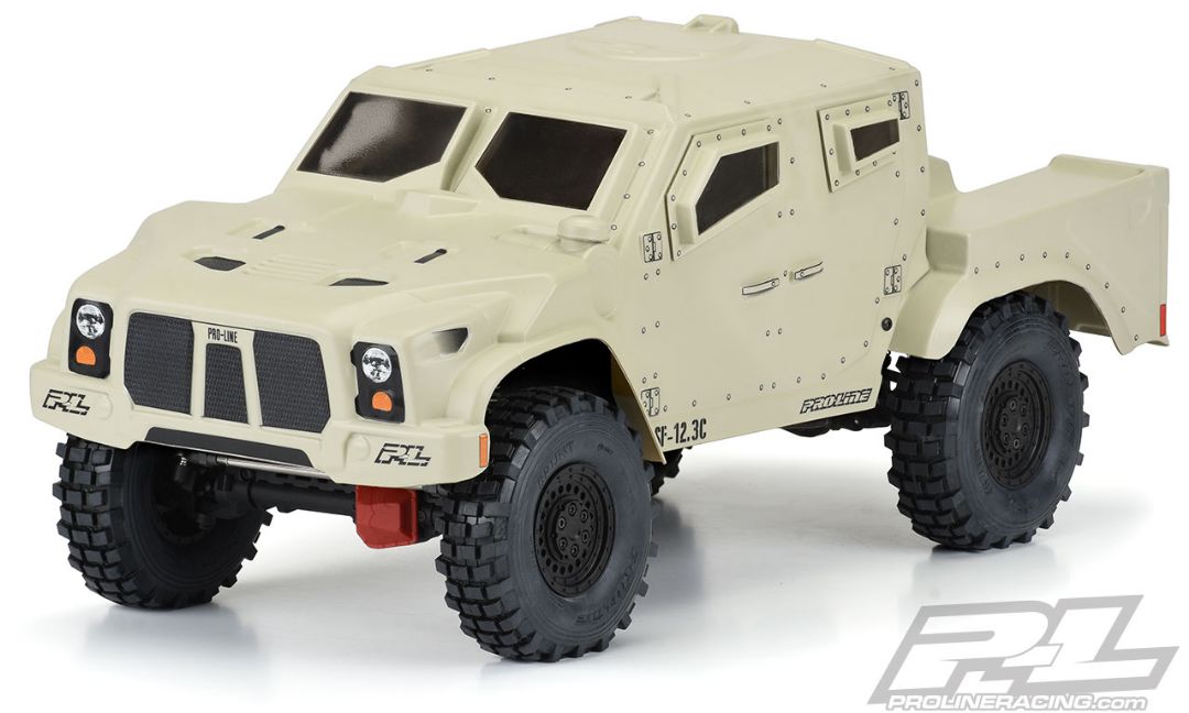 Pro-Line Strikeforce Clear Body for 12.3" (313mm) Scale Crawlers - Click Image to Close