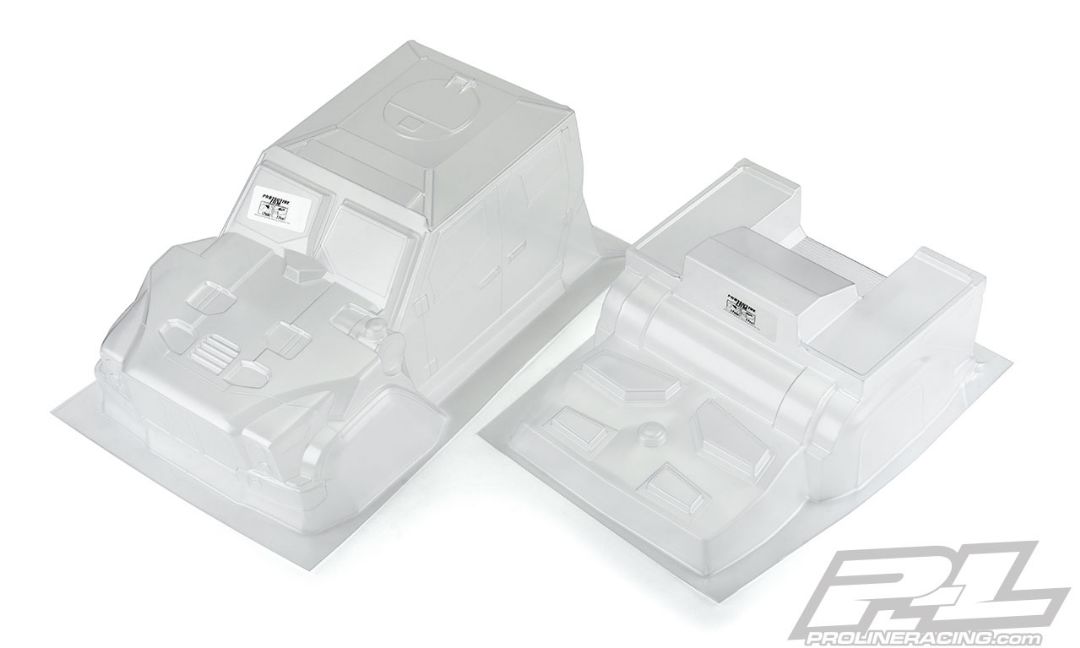 Pro-Line Strikeforce Clear Body for 12.3" (313mm) Scale Crawlers - Click Image to Close
