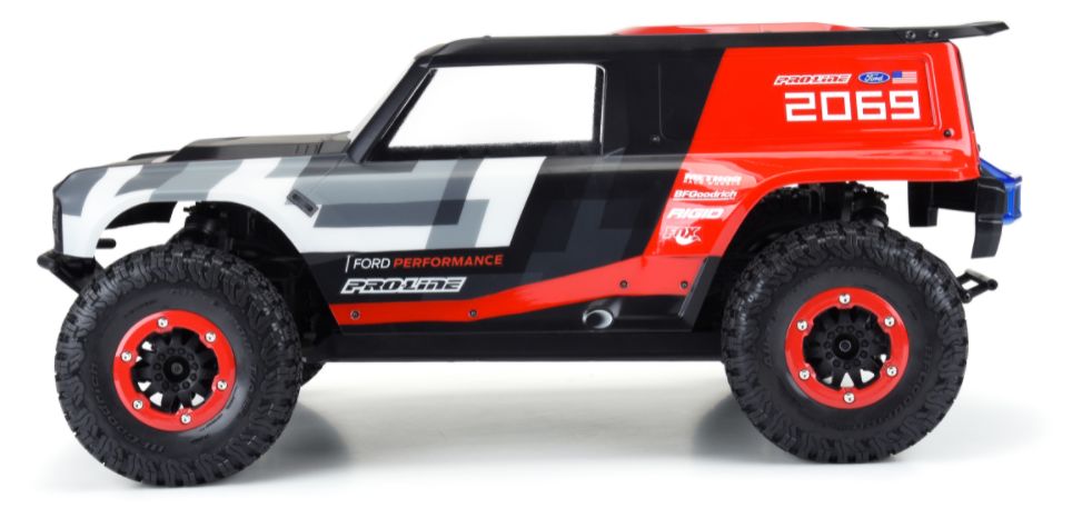 Pro-Line Ford Bronco R Clear Body for SCT - Click Image to Close