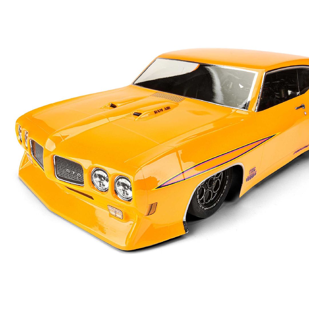 Pro-Line 1/10 1970 Pontiac GTO Judge Clear Body: Drag Car