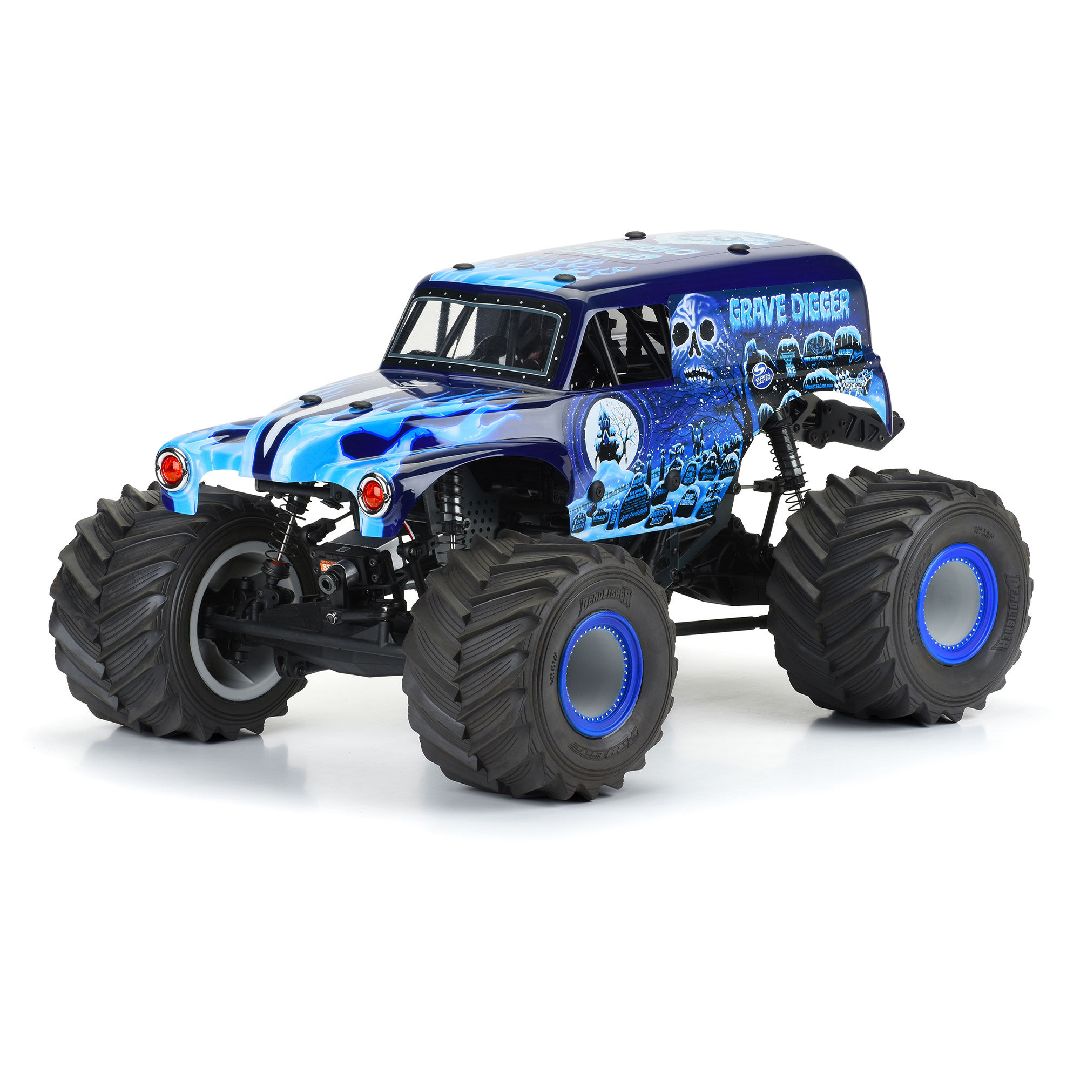 Pro-Line 1/10 Grave Digger Ice (Blue) Painted Body Set: LMT