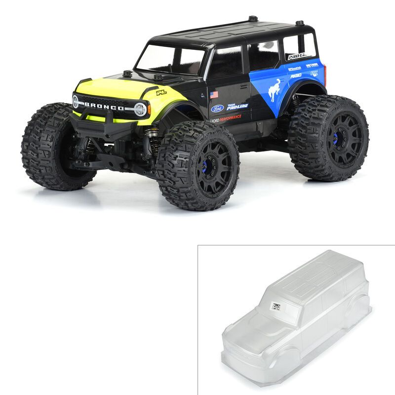 PROPro-Line 2021 Ford Bronco Clear Body for MAXX and E-REVO 2.0 (with extended body mounts)