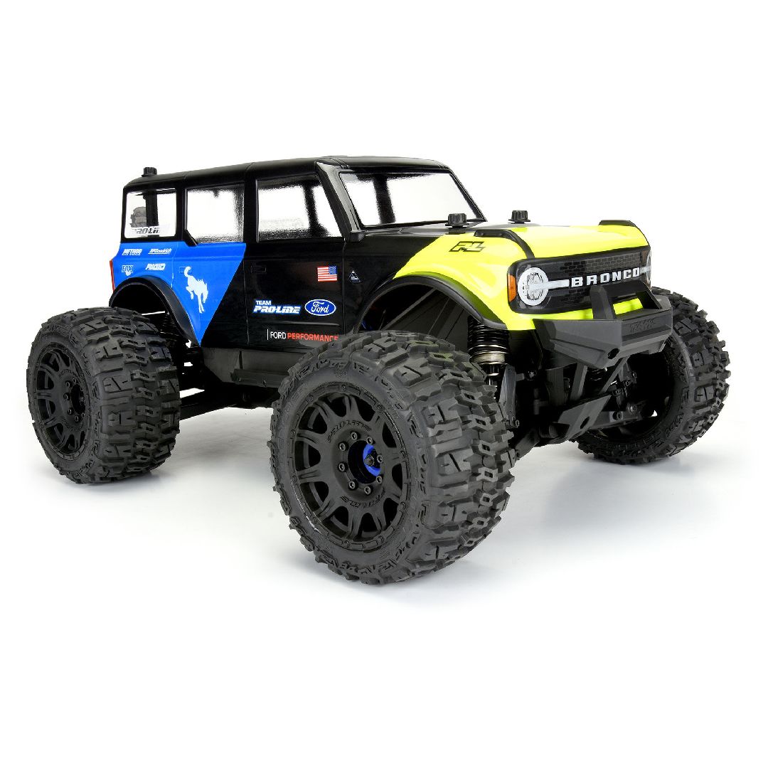 Pro-Line 1/8 2021 Ford Bronco Clr Bdy: MAXX, E-REVO 2.0