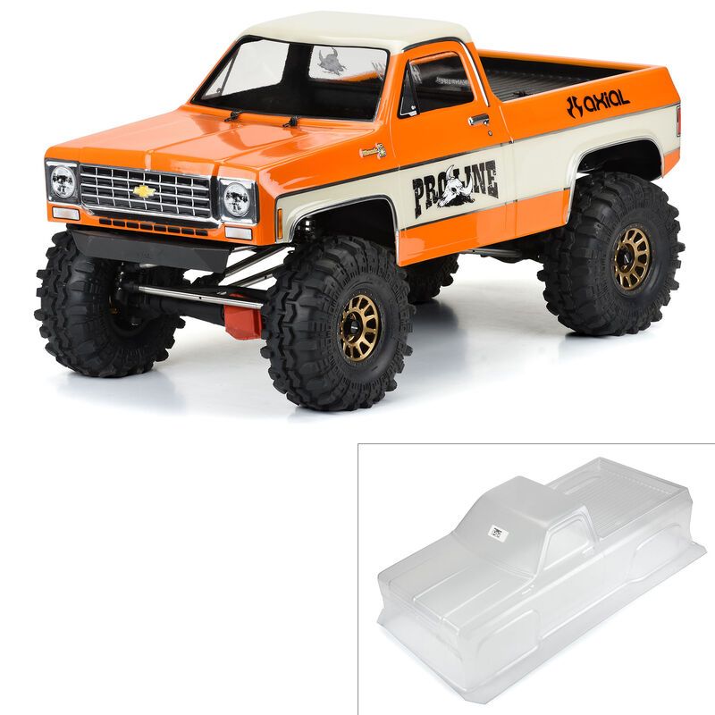 Pro-Line 1978 Chevy K-10 Clear Body for SCX6 (Requires AXI350001 Body Posts)