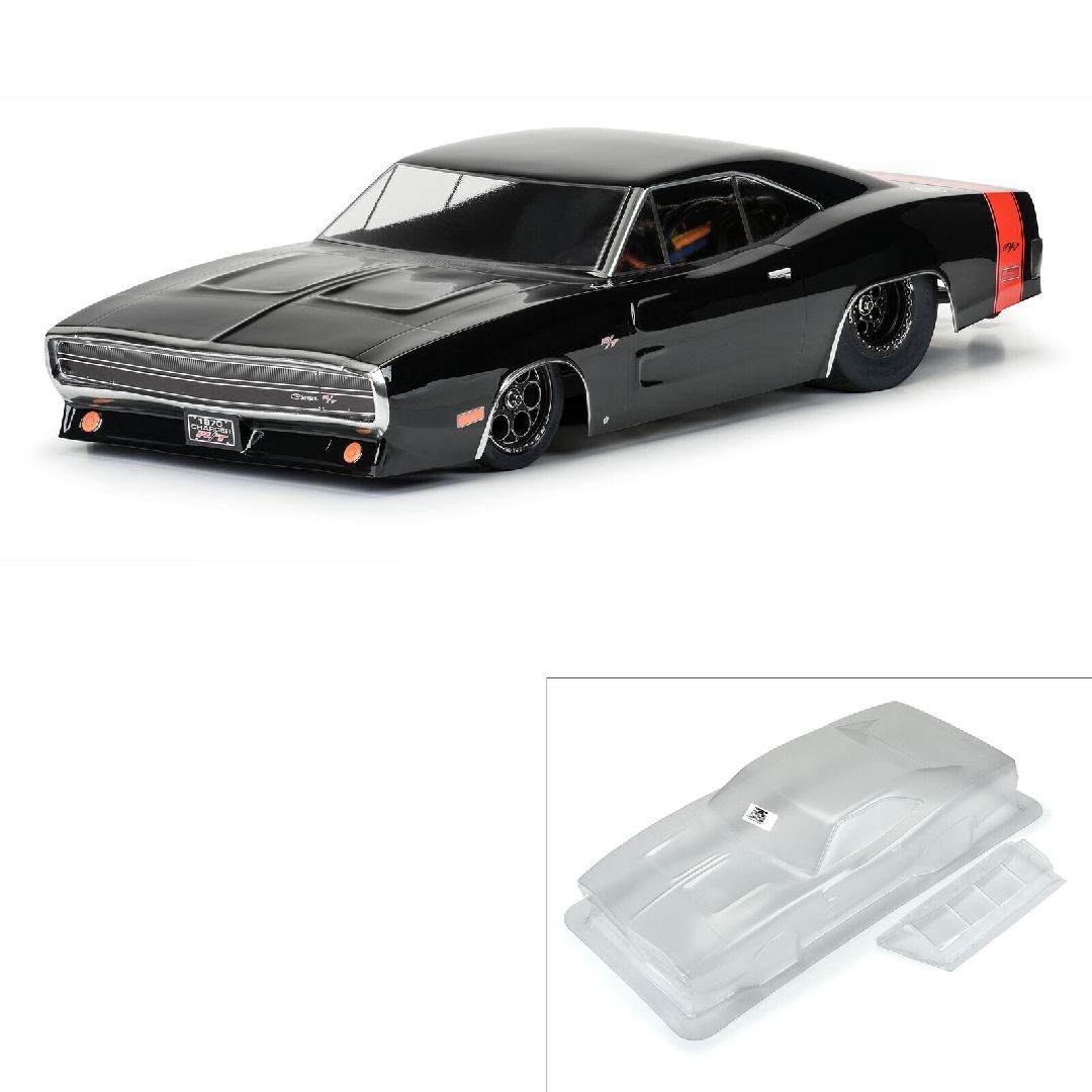 Pro-Line Racing 1/10 1970 Dodge Charger Clear Body: Drag Car