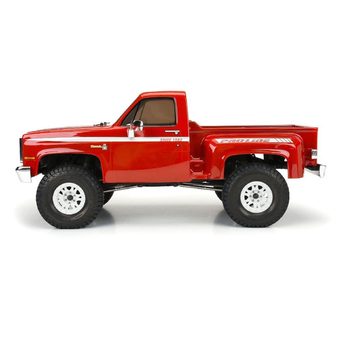Pro-Line 1982 Chevy K-10 Clear Body Set w/Scale Molded Accs