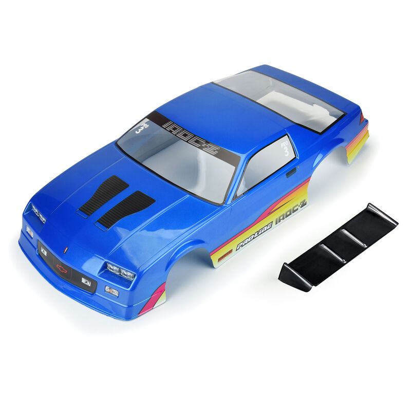 Pro-Line Pre-Painted Pre-Cut 1985 Chevrolet Camaro IROC-Z PL 40th Anniversary Special Edition (Blue) Body for Losi 22S No Prep Drag Car