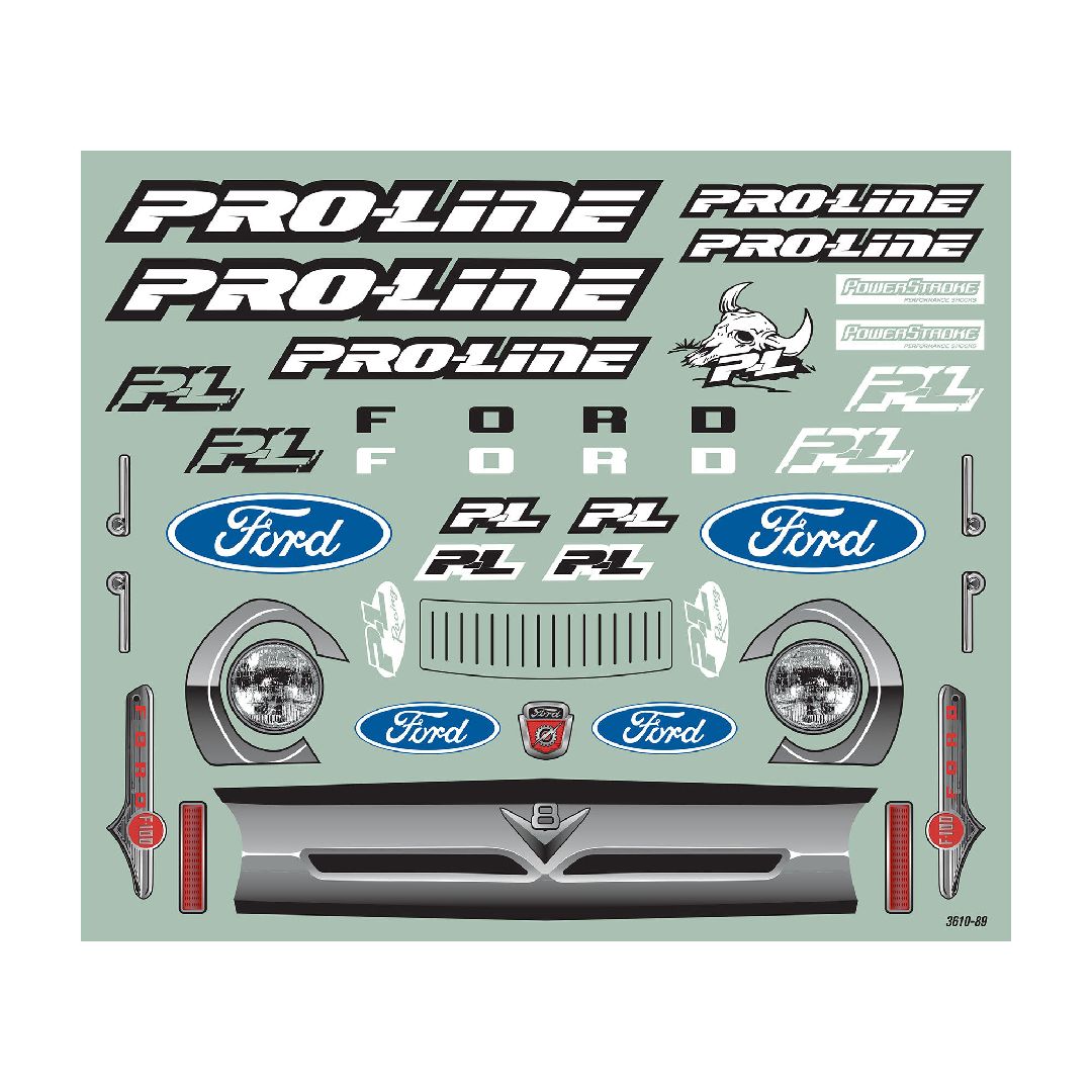 Pro-Line Pre-Cut 1956 Ford F-100 Clear Body for X-MAXX
