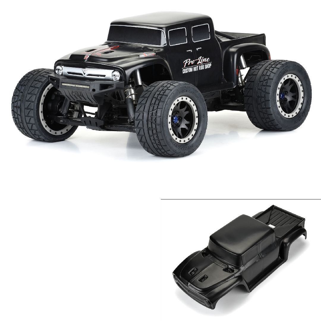 Pro-Line 1/5 Pre-Cut Ford F-100 Bash Armor Black Body: X-MAXX