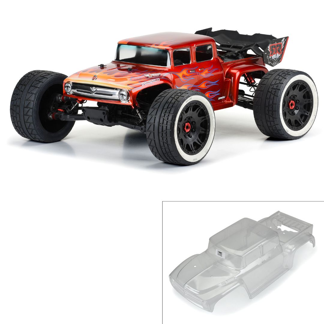 Pro-Line 1/5 Pre-Cut 1956 Ford F-100 Clear Body for Kraton 8S - Click Image to Close