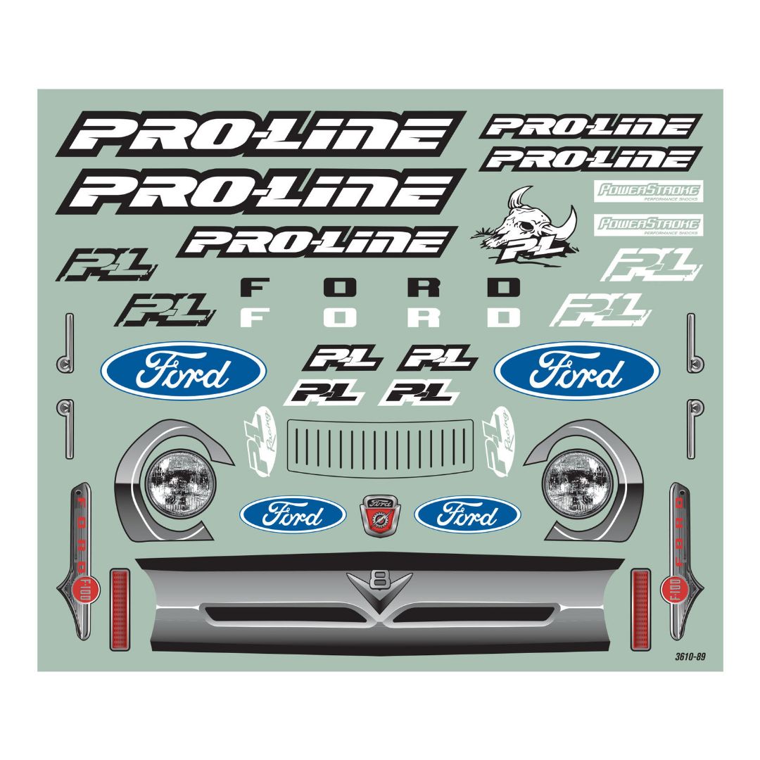 Pro-Line 1/5 Pre-Cut 1956 Ford F-100 Clear Body for Kraton 8S