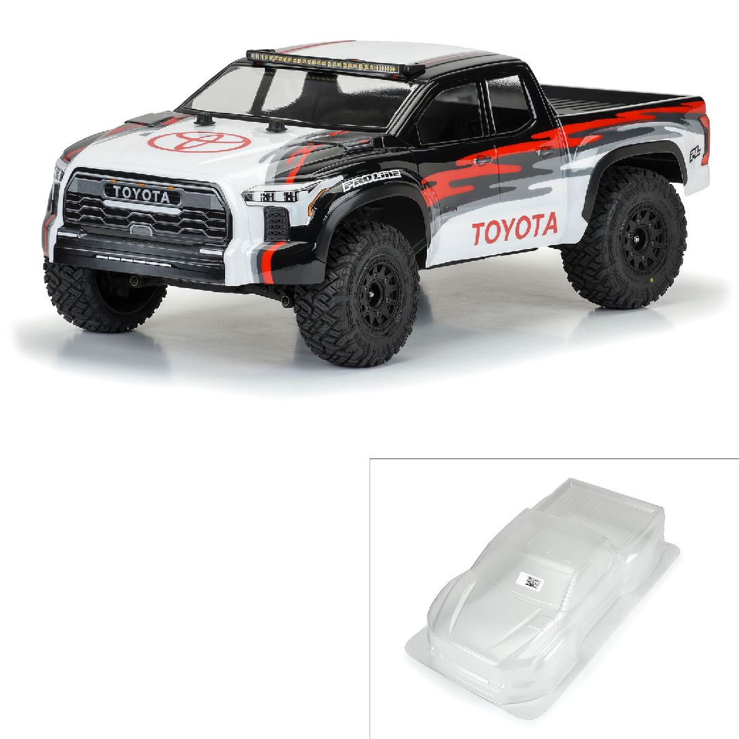 ProLine 2023 Toyota Tundra TRD Pro Clear Body for Tenacity SCT/TT Pro, Senton 4x4, Slash 2wd and Slash 4x4 (with Extended Body Mounts)