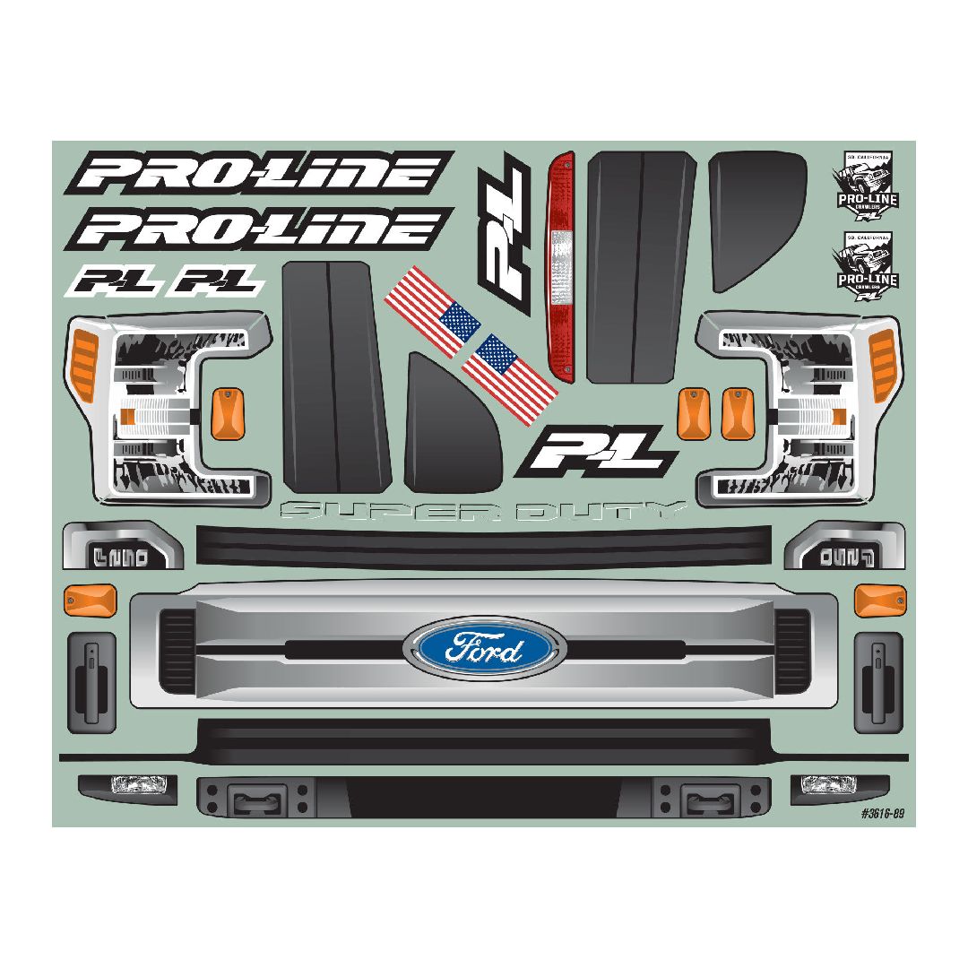 Pro-Line 2017 Ford F-250 Super Duty Cab-Only Clear Body