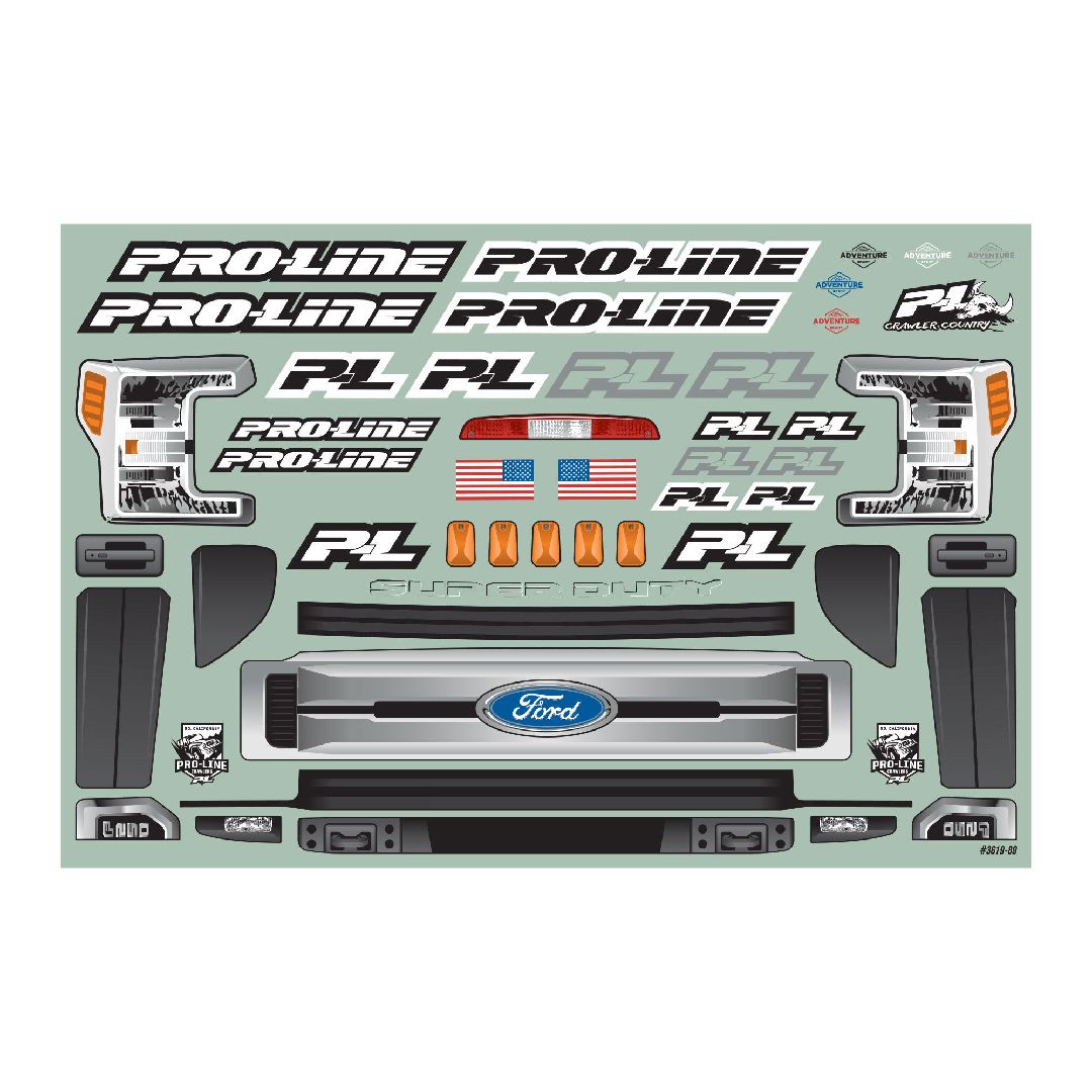 Pro-Line 2017 Ford F-250 Super Duty Cab-Only Clear Body