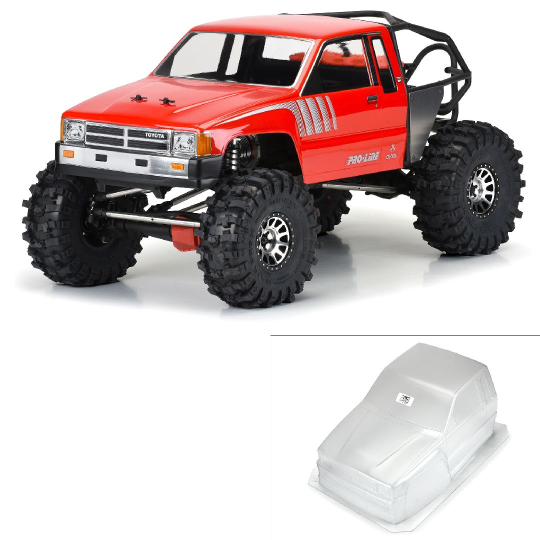 Pro-Line 1985 Toyota Hilux SR5 Cab Only Clear Body for SCX6