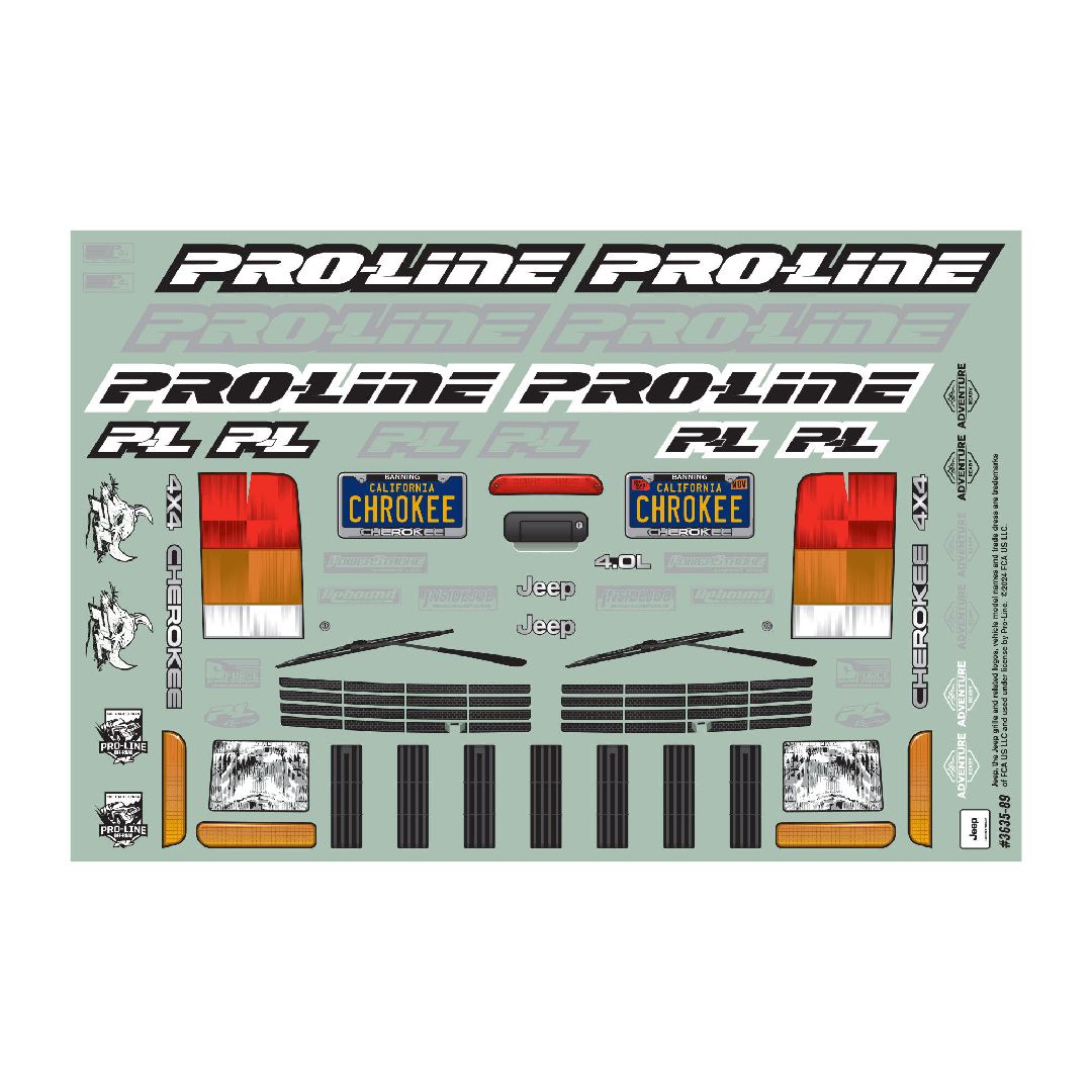 Pro-Line 2001 Jeep Cherokee Clear Body