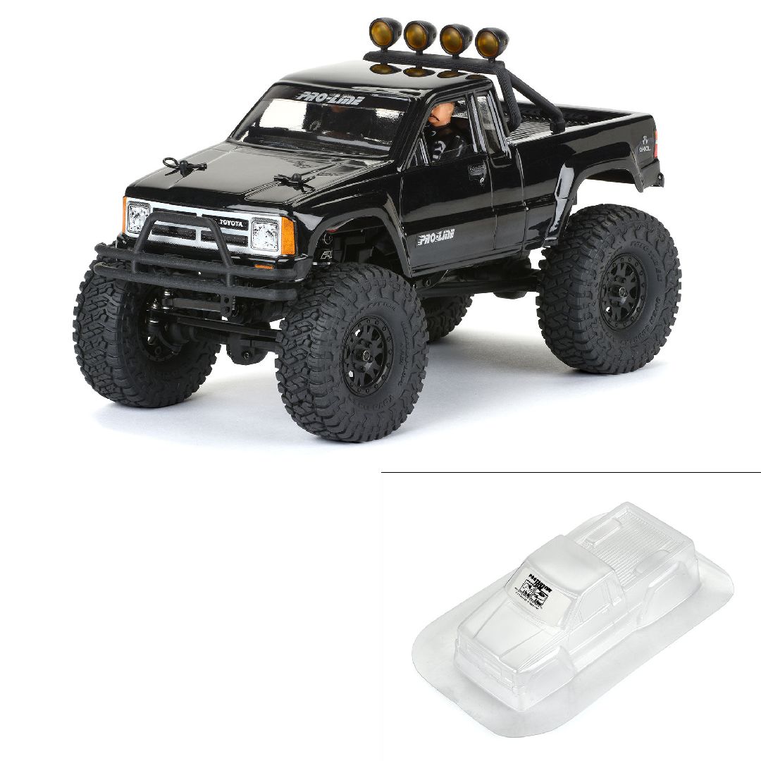 Pro-Line 1985 Toyota HiLux SR5 Clear Body: SCX24