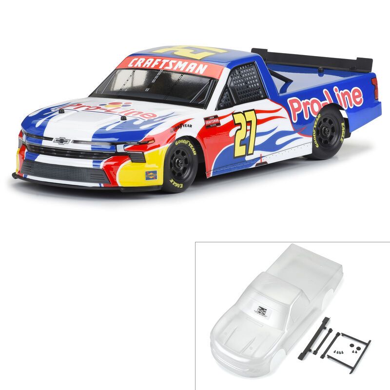Pro-Line Pre-Cut 2024 Silverado NASCAR Clear Body