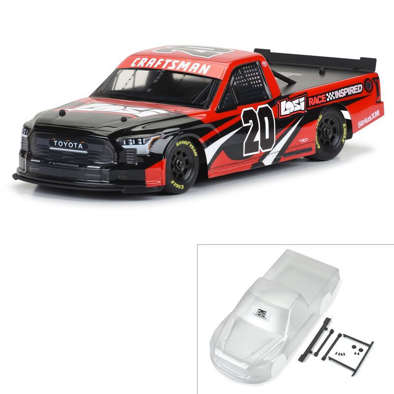 Pro-Line Pre-Cut 2024 Toyota Tundra NASCAR Clear Body