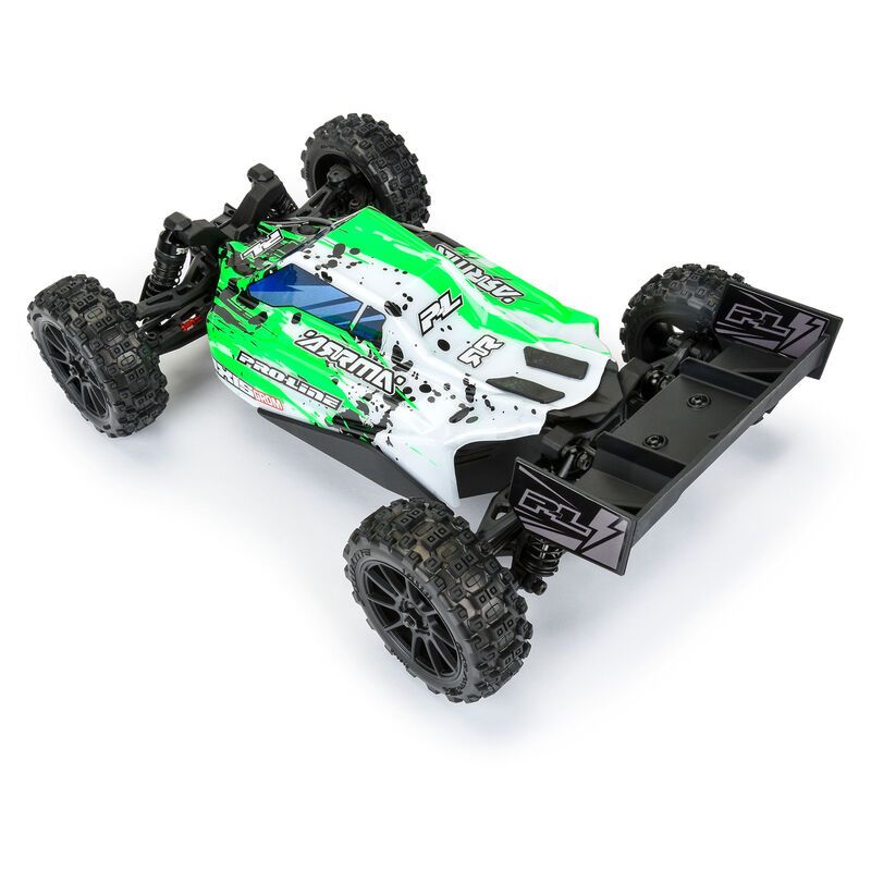 Pro-Line Axis Splat Body for Arrma Typhon Grom (Green/White)
