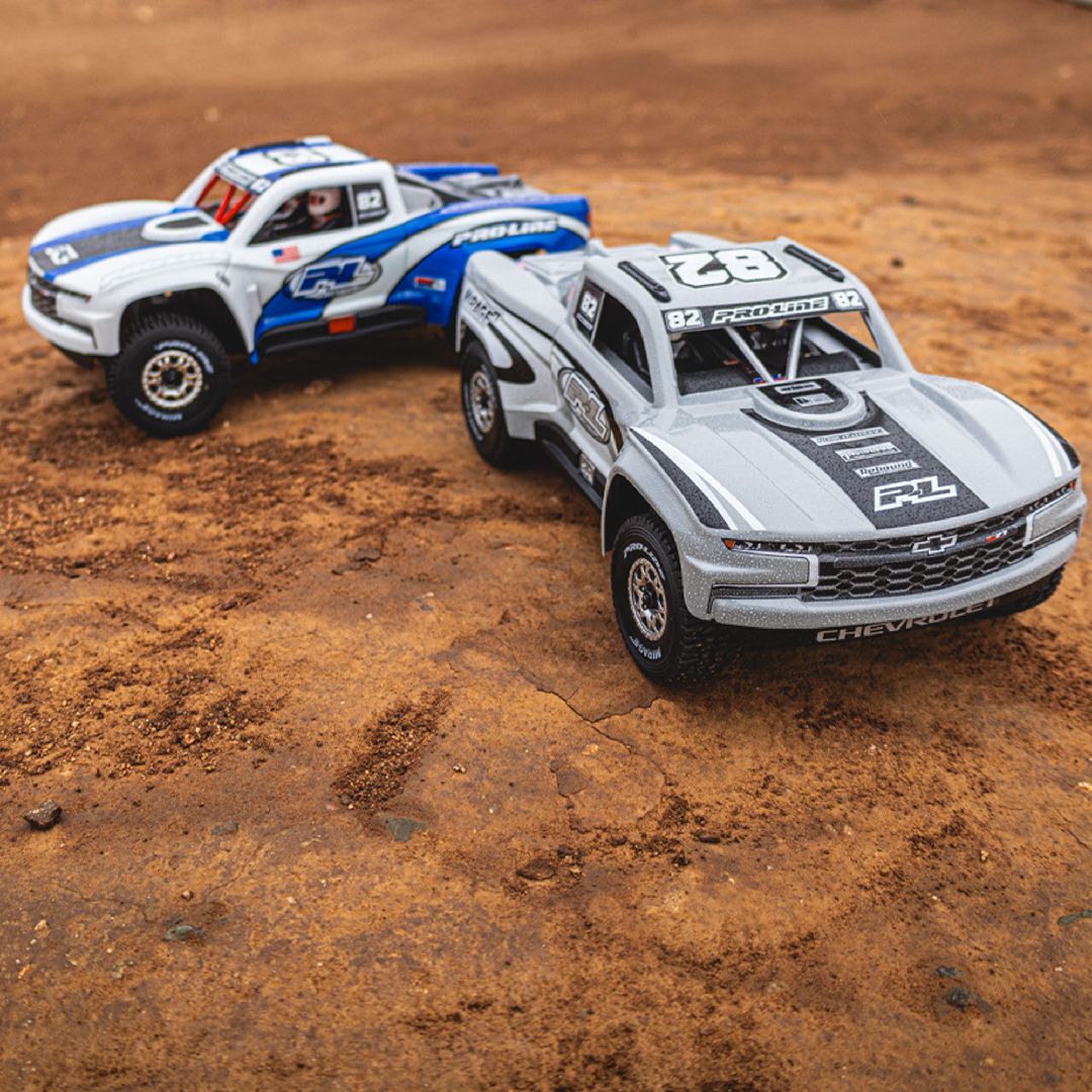 Pro-Line Pre-Cut 2019 Silverado Trophy Truck Tough Gray Body