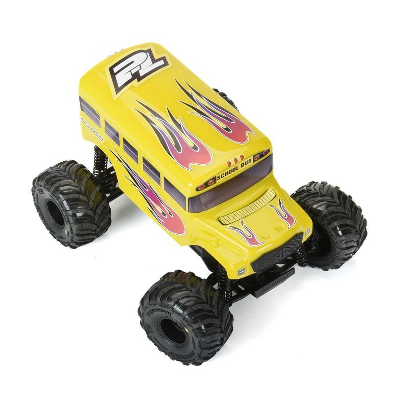 Pro-Line Pre-Cut/Pre-Painted School Bus Body for Arrma - Yellow