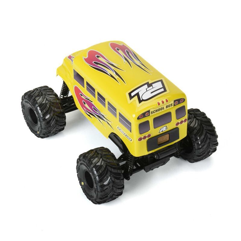 Pro-Line Pre-Cut/Pre-Painted School Bus Body for Arrma - Yellow