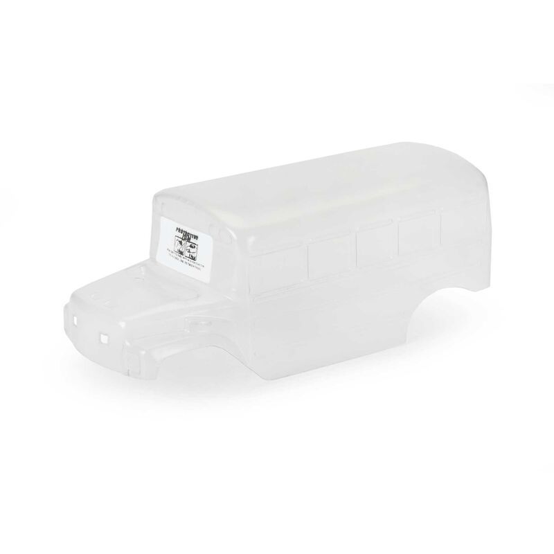 Pro-Line Pre-Cut School Bus Body for Arrma Gorgon Grom - Clear