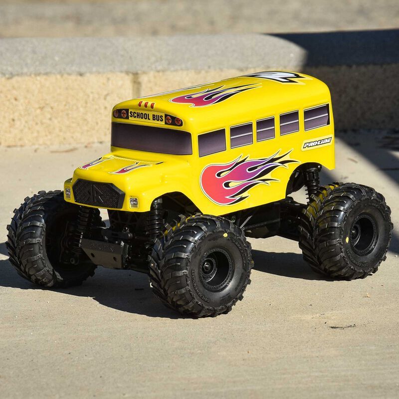Pro-Line Pre-Cut School Bus Body for Arrma Gorgon Grom - Clear