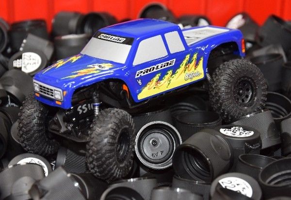 Pro-Line Pre-Cut Coyote High Performance Blue Body for Axial