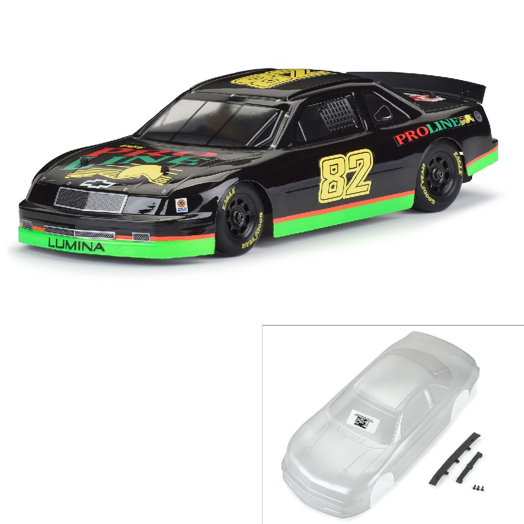 Pro-Line Pre-Cut 1990 Chevy Lumina Clear for Losi NASCAR