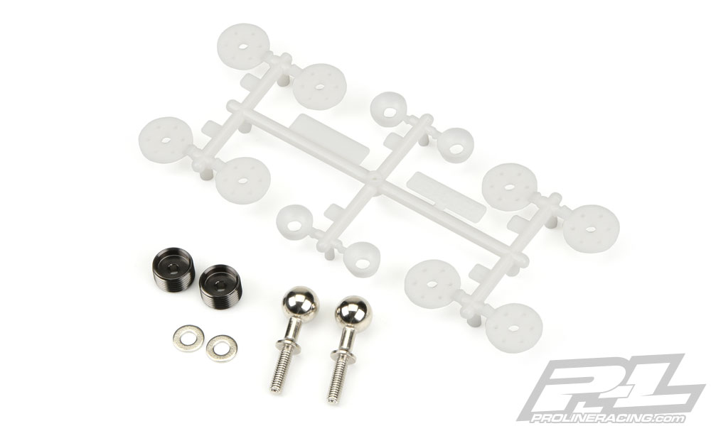 Pro-Line PRO-MT 4x4 Replacement Pivot Ball Hardware and Shock Pistons