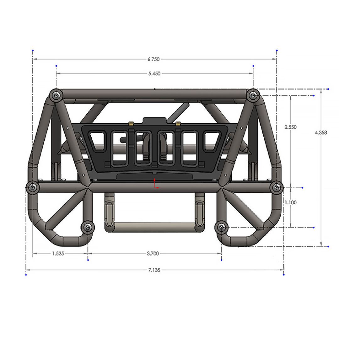 Pro-Line Back-Half Cage : PL Cab Only Crawler Bodies