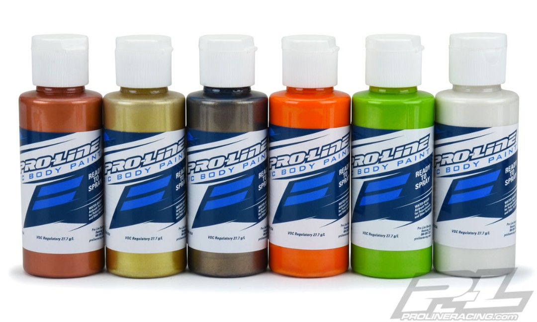 Pro-Line RC Body Paint Metallic/Pearl Color (6 Pack)