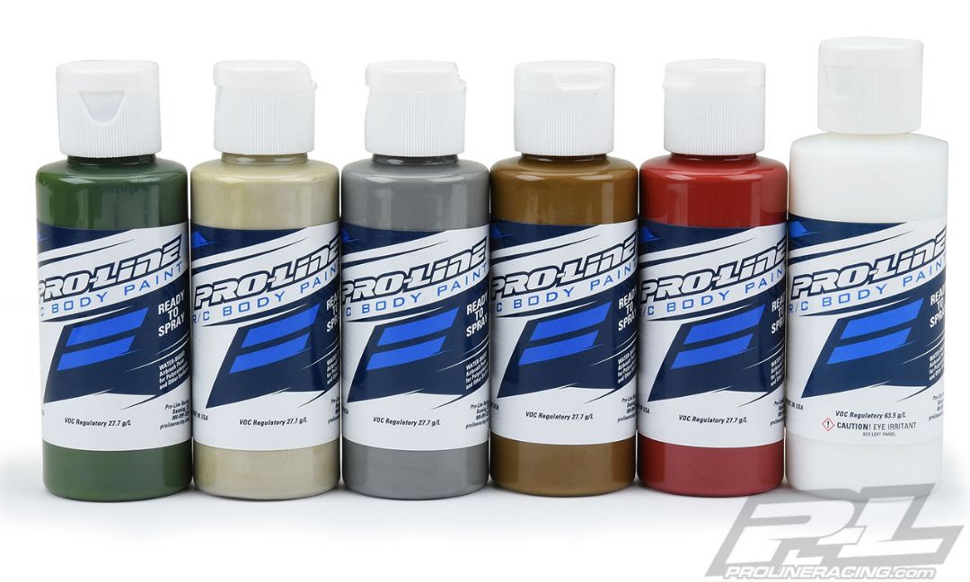 Pro-Line RC Body Paint Military Set (6 Pack) - Click Image to Close