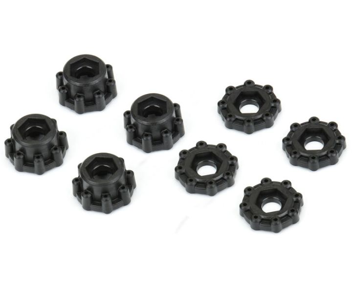 Pro-Line 8x32 to 17mm Hex Adapters for 8x32 3.8" Wheels - Click Image to Close